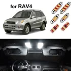 9 шт. Canbus для Toyota RAV4 для Toyota Previa RAV 4 2001-2005 светодиодные лампы для освещения салона автомобиля Карта Купол Магистральные фонарь освещения номерного знака