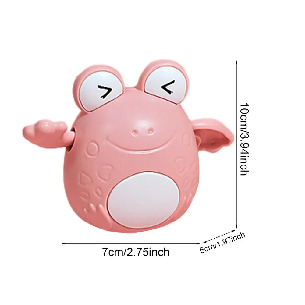

2021 Summer New Baby Swimming Bath Toy Cute Cartoon Animal Frogs Clockwork Bath Toy Infant Swim Wound-up Chain Clockwork Toys