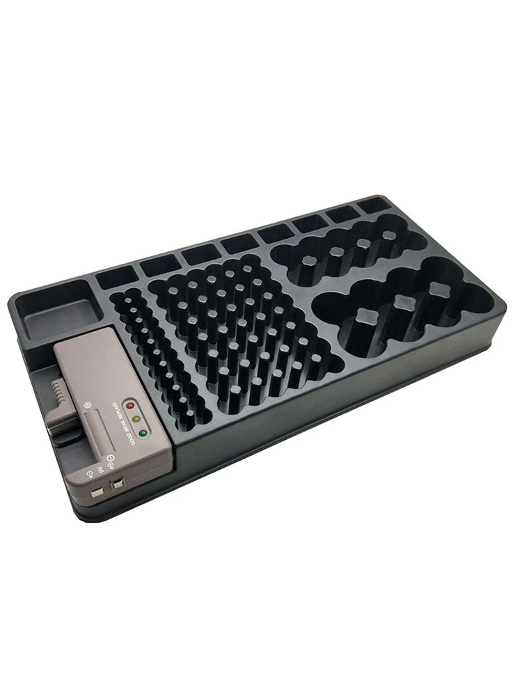 

98 Grids Battery Storage Organizer Holder with Tester-Battery Rack Case Box Storage boxes