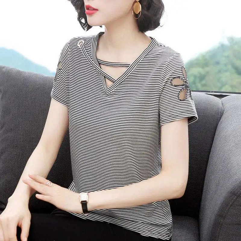 

Summer 2020 short sleeve t shirt Women Top Garment