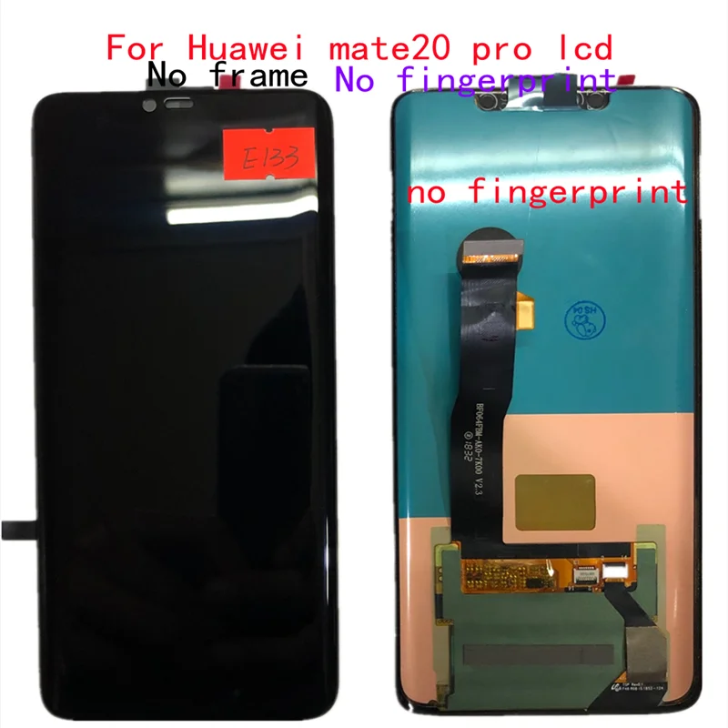 

Оригинальный ЖК-дисплей super AMOLED для Huawei mate 20 pro, сенсорный экран, без рамки, без отпечатков пальцев, с черными точками 2