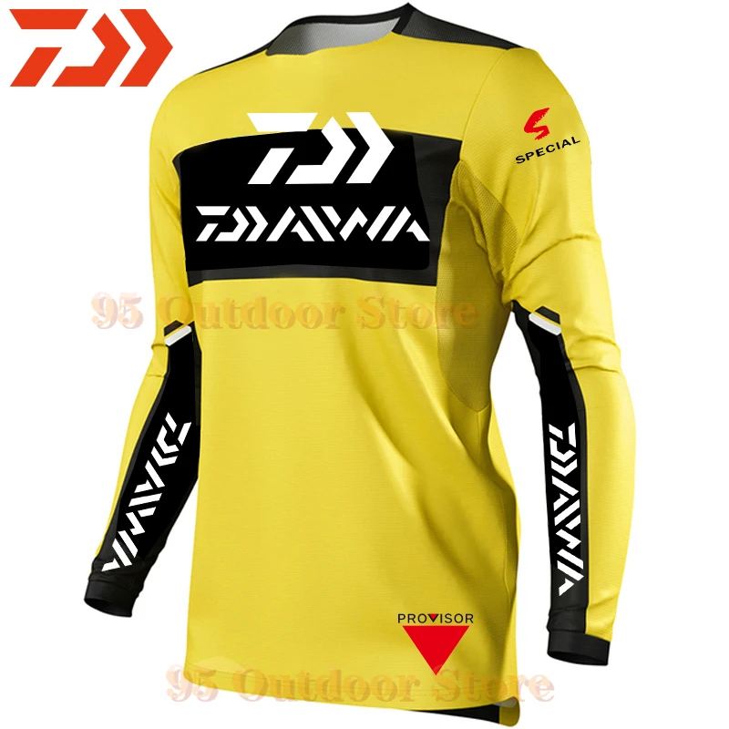

Daiwa Men Fishing Clothing Anti-UV Breathable Sun Protection Long Sleeve Shirt Cycling Clothes for Fishing Outdoor Sports Jacket