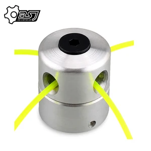 Алюминиевая головка для газонокосилки с 4 линиями, аксессуары для газонокосилки, режущая головка для замены газонокосилки