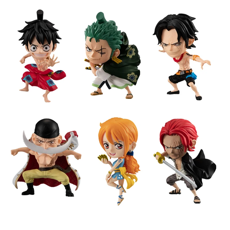 SALE0a ONE PIECE BANDAI рекламная игрушечная фигурка-Луффи Зоро Нами Эйс Шанкс Эдвард