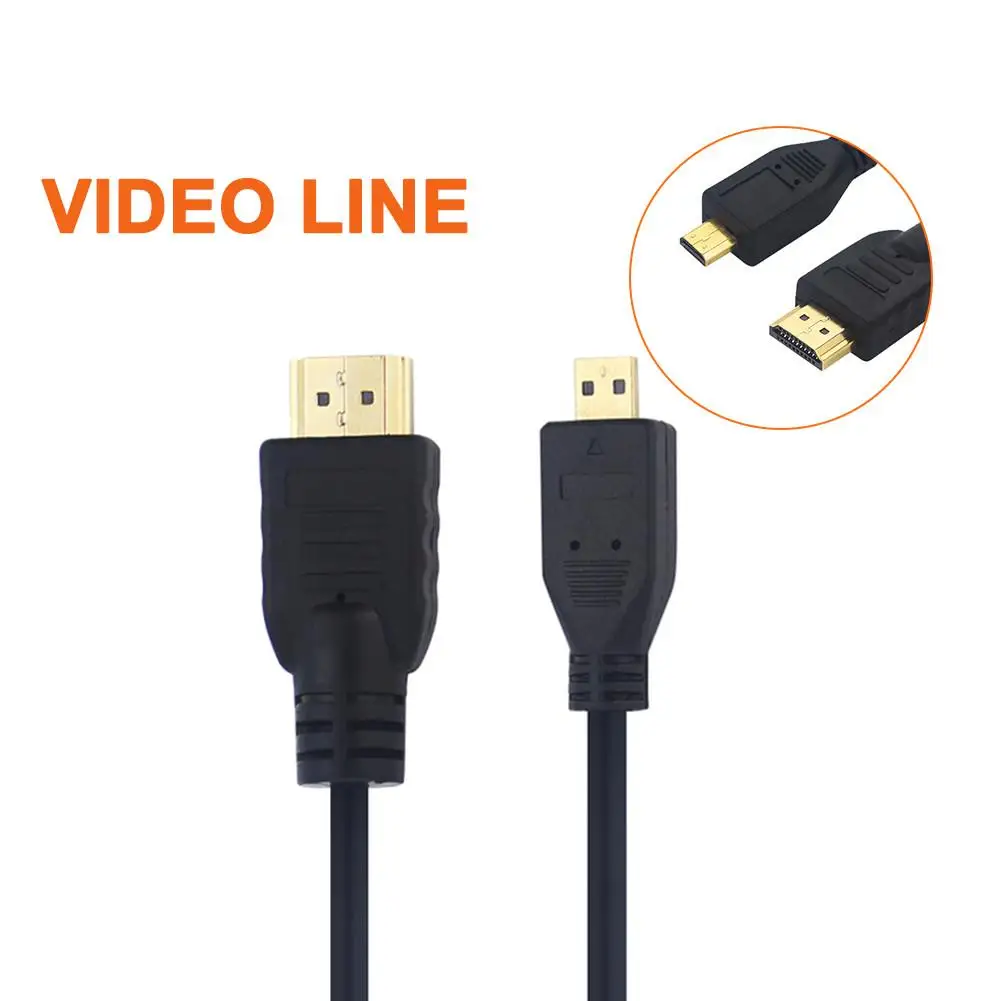 Высококачественный 1 5 м микро HDMI к видеокабель HD 4K качество идеально подходит для