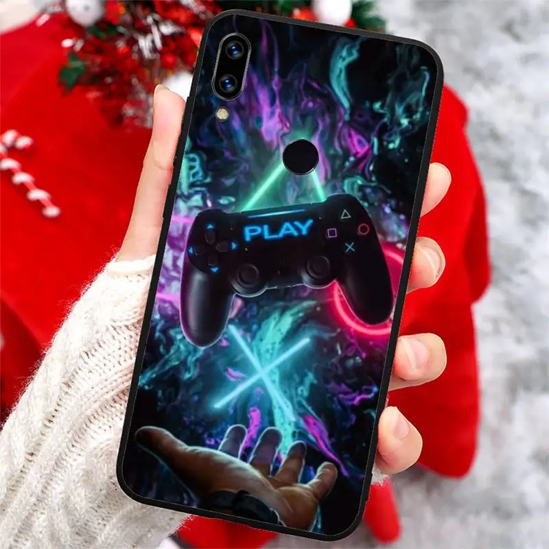 

Game console Gamepad Phone Case For Xiaomi Redmi note 7 8 9 t k30 max3 9 s 10 pro lite