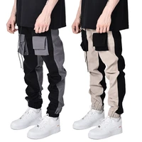 2021 overalls mens autumn and spring tide brand loose fitting straight leg sports and leisure fashion trend overalls