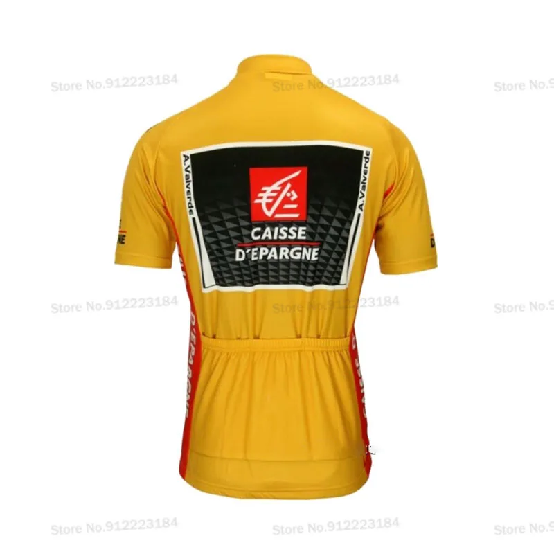 Профессиональная команда Испании черная велосипедная Джерси мужская рубашка с