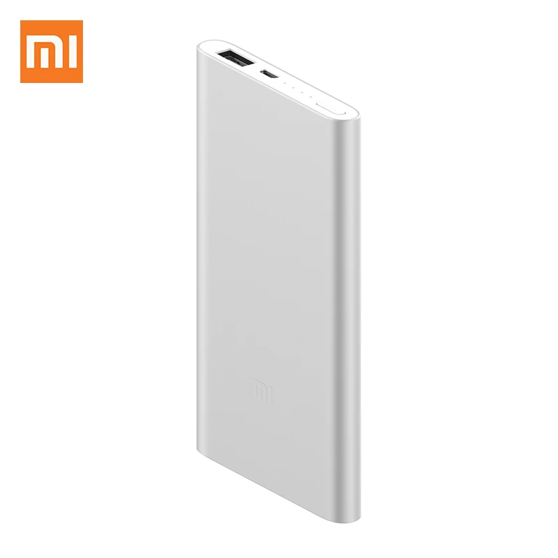 Xiao mi power Bank 2 5000 мАч PLM10ZM bank портативный внешний аккумулятор для