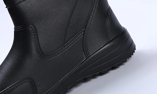 Сапоги Aleafalling женские резиновые Нескользящие на платформе ПВХ водонепроницаемые