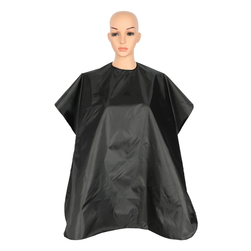 

Hairdressing Adult Kids Cape Gown Unisex Hair Cutting Dyeing Apron Wrap Clothes for Salon Barber Styling Tools Black Waterproof