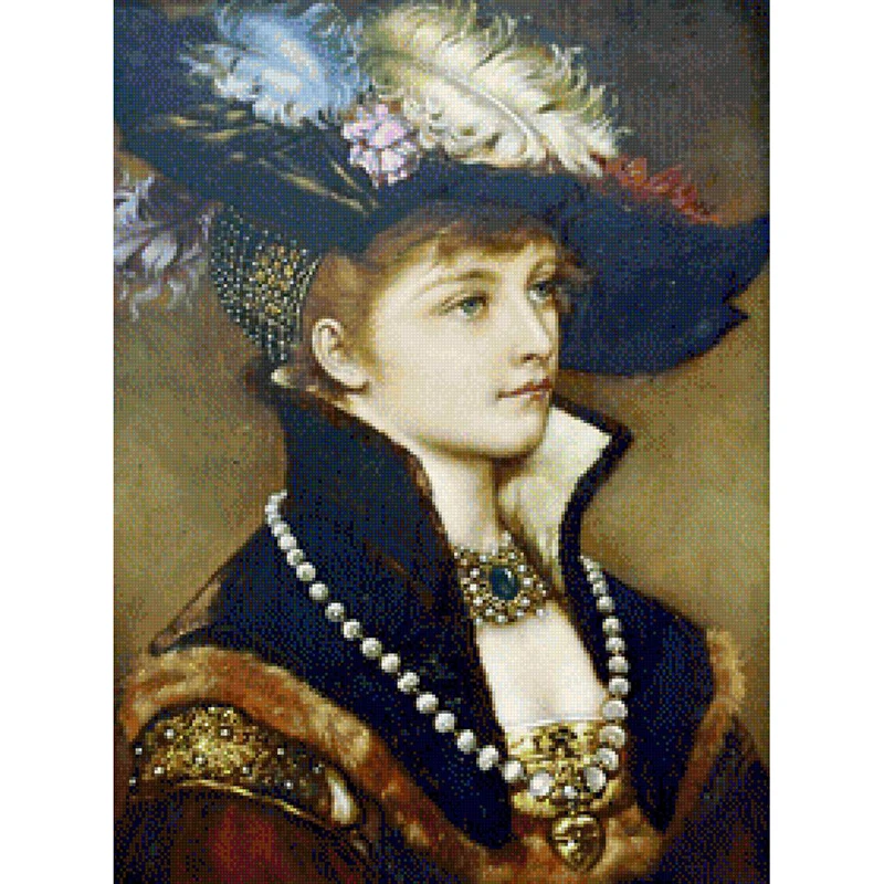 

DIY 5D Full Square Diamond Diamond Painting Photo Custom "Noble woman" 3D Embroidery Cross Stitch Mosaic Decor