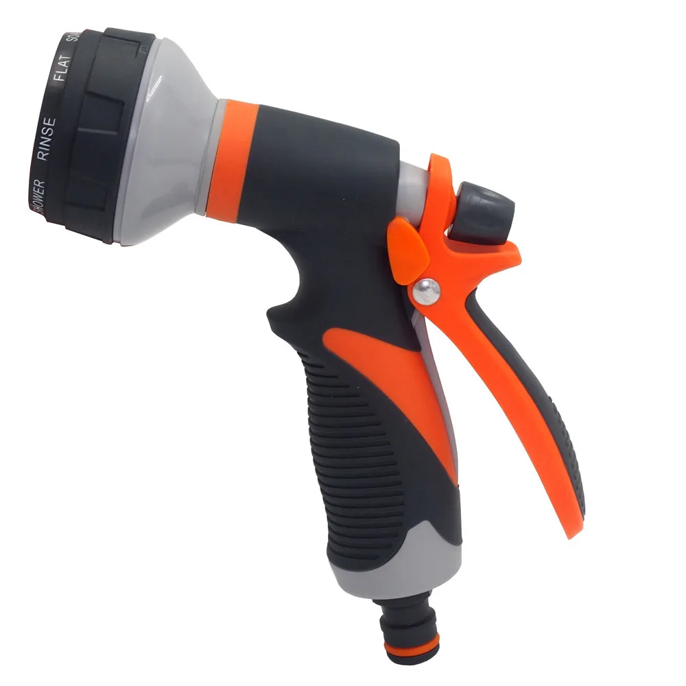 8 Patterns Water Nozzle Head Hose Sprayer Garden Spray Auto Car Washing home Guns high pressure | Инструменты