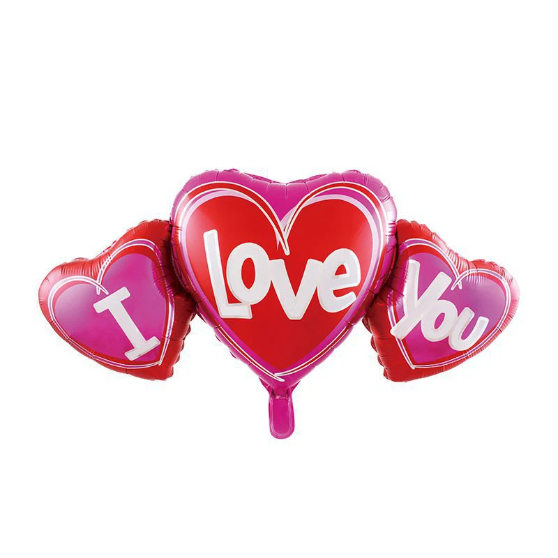 11Pcs/Set Love Foil Balloon Anniversary Wedding Valentines Day Party Decoration Letter Heart Balls Supplies |