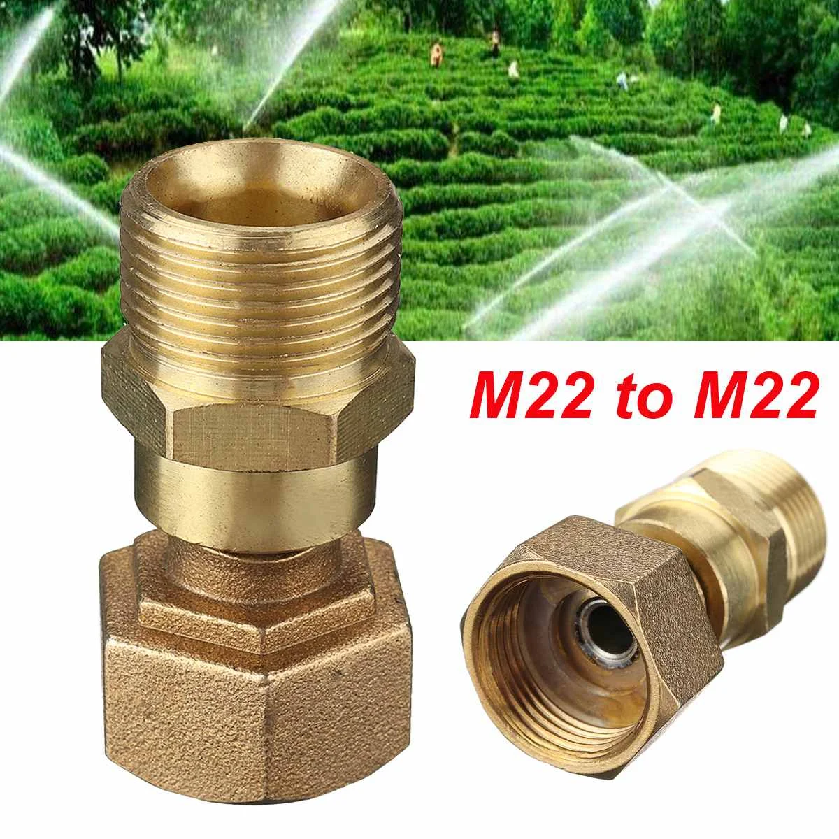

Brass High Pressure Quick Connector Car Washer Adapter M22 Water Gun Hydraulic Couplers Couplings For Garden Irrigation