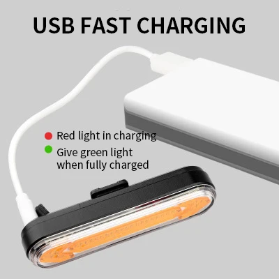 

Bicycle Tail Lamp LED Wireless Remote Control USB Charging Turn Signal Bicycle Mountain Riding Safety Warning Light