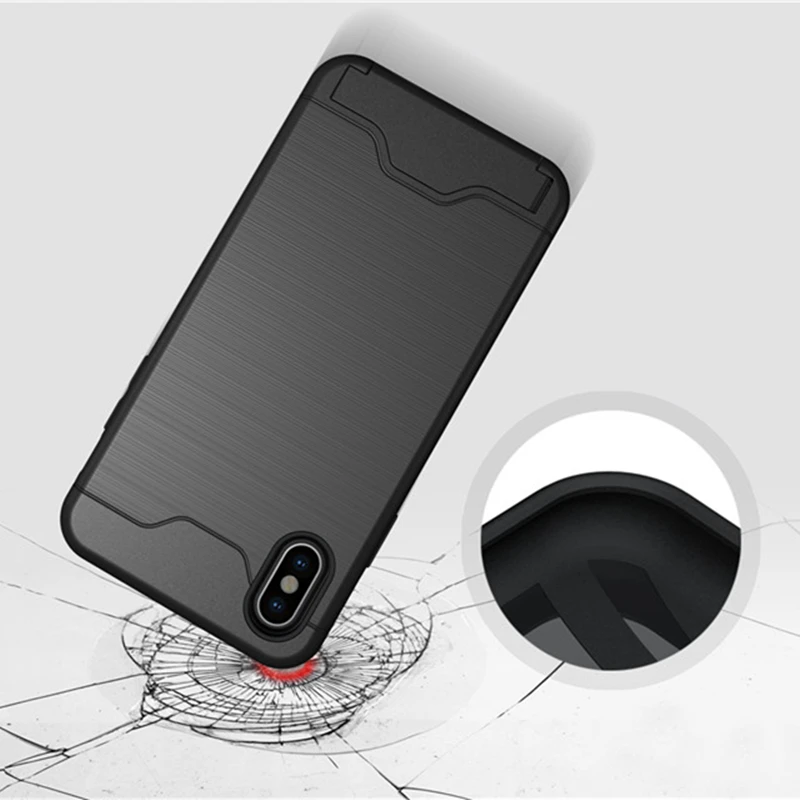 Матовый двухслойный силиконовый ударопрочный чехол для iphone 11 Pro XS Max XR 8 7X6 6s Plus с