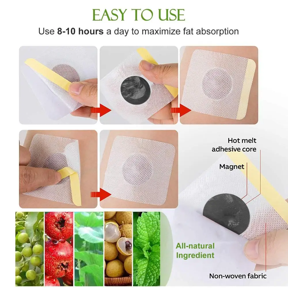 Пластыри китайские для похудения 150 шт. = 5 коробок|lose weight patches|slim patchnavel stick |