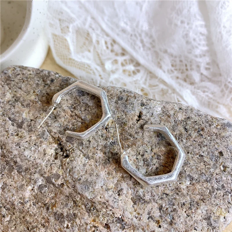 SRCOI C Форма Золото Серебро Цвет шестиугольник Металлические Открытые