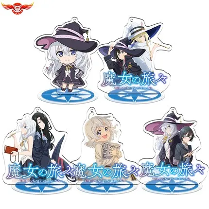 

Anime The Journey Of Elaina 8-9cm Cosplay Acrylic Figure Stand Figure Kids Gift Toy