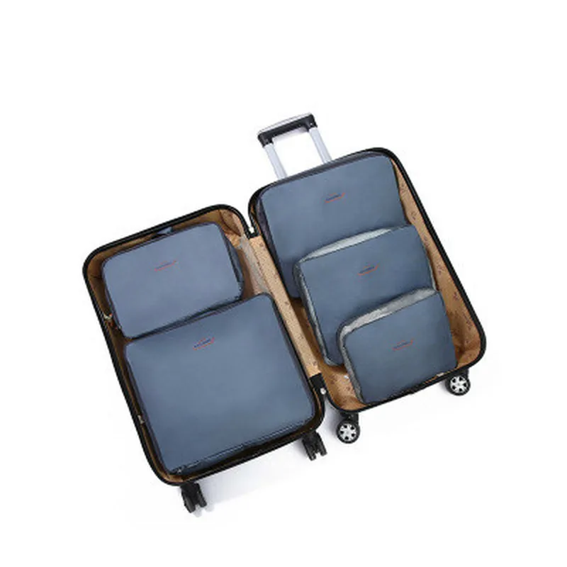 

5pcs/set Travel Organizer Storage Bags Portable Luggage Organizer Clothes Tidy Pouch Suitcase Packing Laundry Bag Storage Case