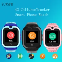 4g tracker smart kids watch waterproof gps lbs wifi location camera video call voice monitoring alarm clock telephone watch df49