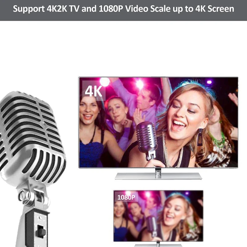 4K HDMI караоке микшер Android телеприставка Смарт машина ТВ Набор | Электроника