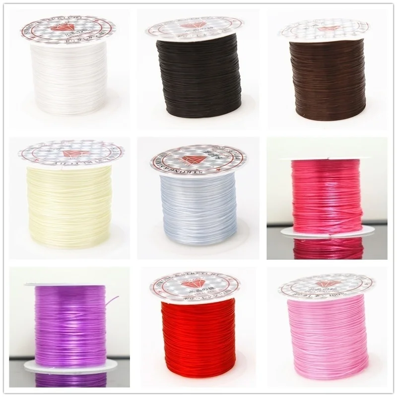 393inch/Roll DIY Crystal Beading Stretch Cord Line for Jewelry Making 1mm Elastic Thread Rope Bracelet Necklace Accessories | Украшения и
