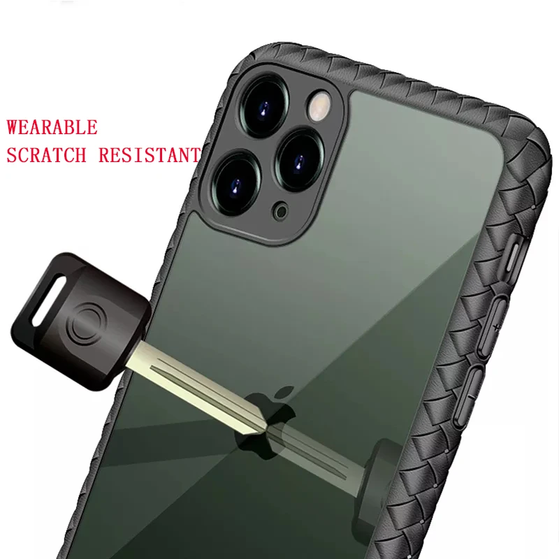 

Fine Hole Phone Case For iPhone 8 7 6 6s Plus Xr Xs Max X SE 2020 High Permeability PC Explosion-Proof And Compressive