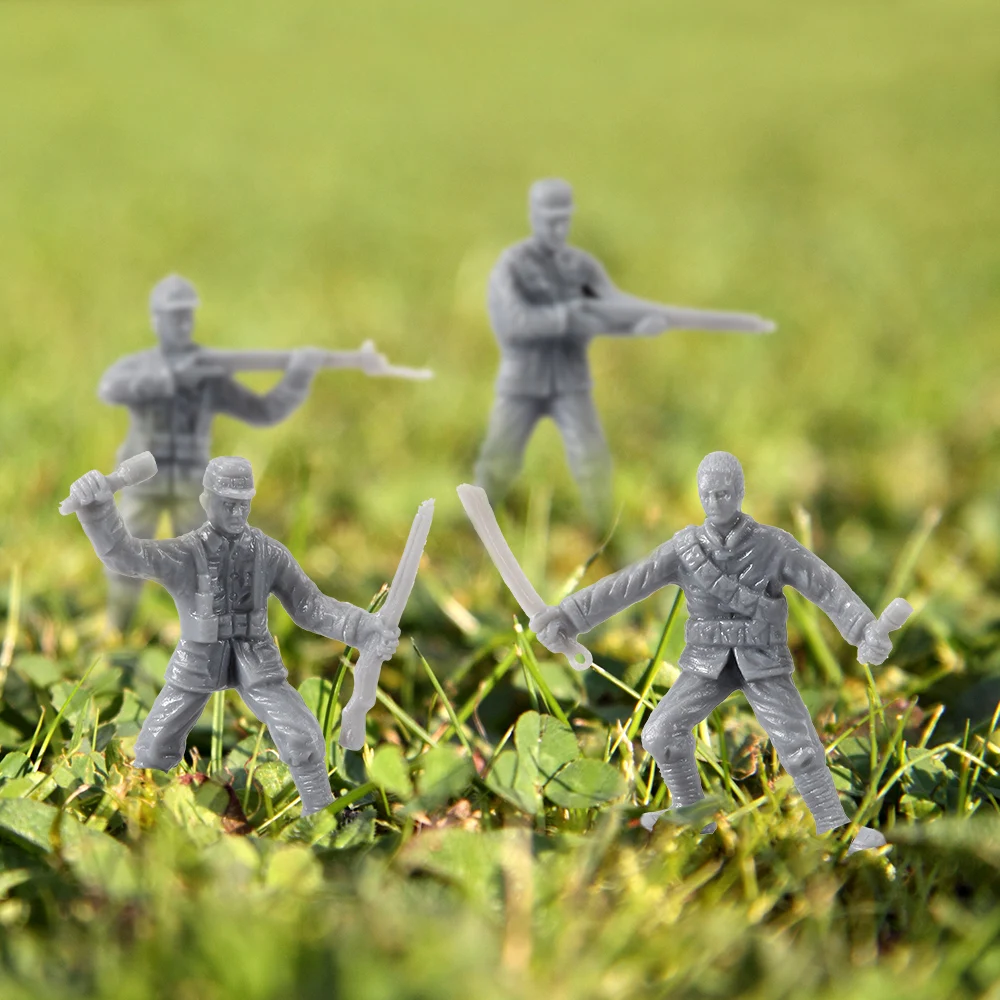 Viikondo армейский мужской Toy-50pcs Второй мировой войны маленький солдат Военная сцена