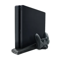 for ps4ps4 slim vertical stand with cooling fan dual controller charger charging station for sony playstation