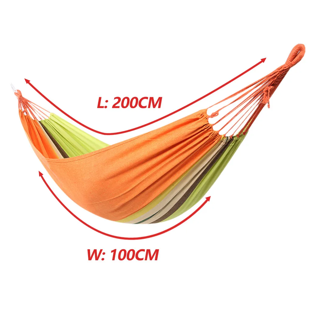 

Comfort Durability Yard Striped Hanging Chair Large Chair Hammocks Garden Hanging Hammocks Home New 200X100CM
