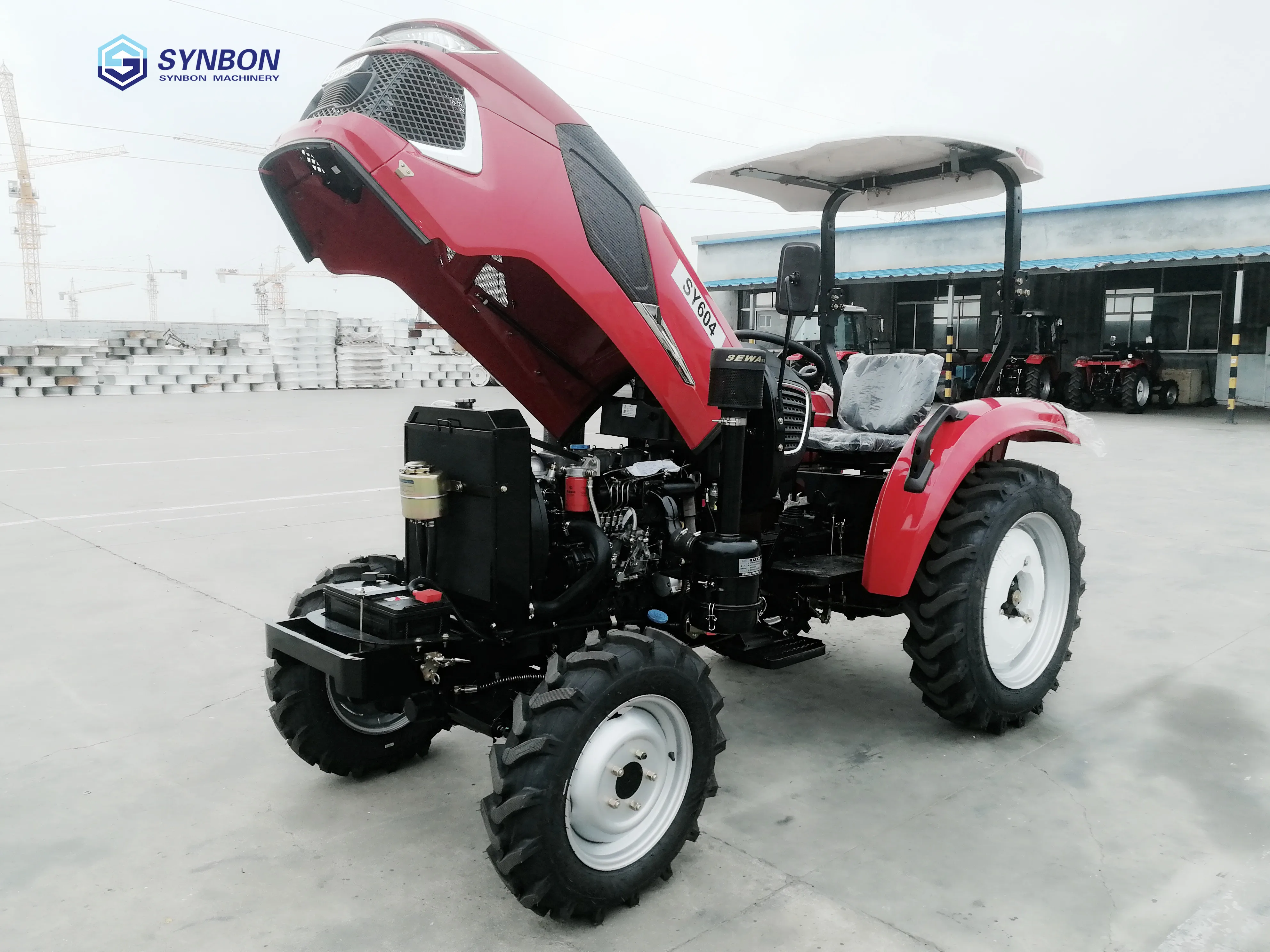 Малогабаритное сельскохозяйственное оборудование 60HP 4*4 гидравлическое