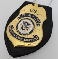 americandepartment of homeland security transportation security badge 11 and accessories film and television props