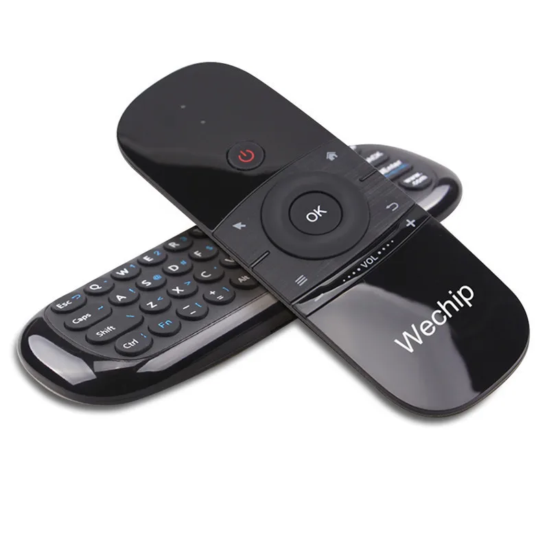 Wechip W1 Летающая мышь, инфракрасное обучение, двухсторонняя беспроводная соматосенсорная Летающая мышь, мини клавиатура, мышь, пульт дистанционного управления