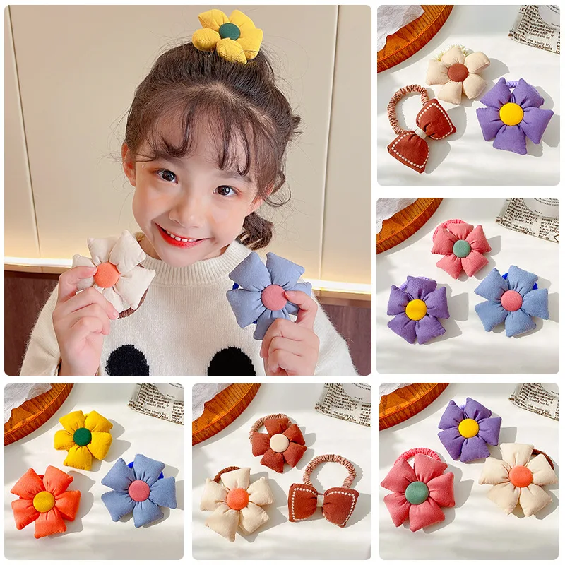 

Осенне-зимняя детская эластичная резинка для волос для маленьких девочек, детская плетеная резинка для волос, аксессуары для волос