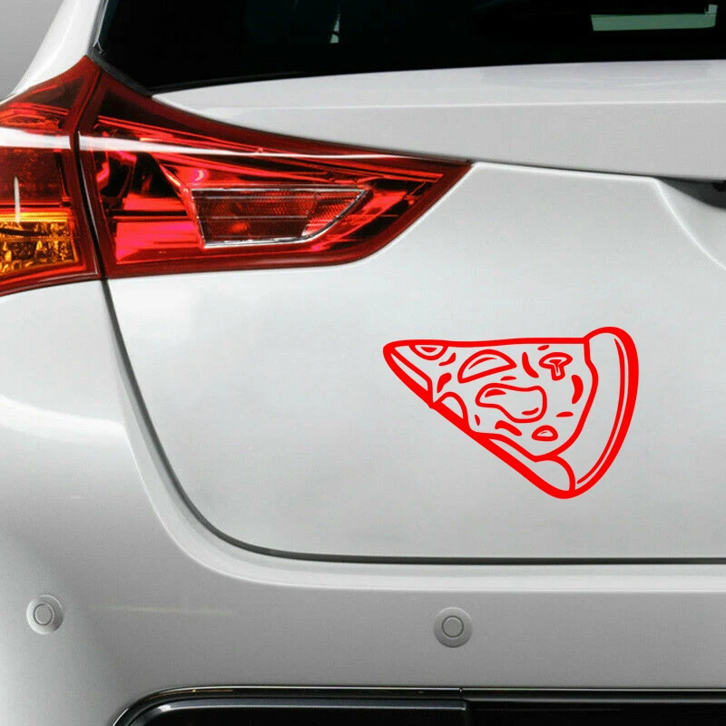Pizza slice decal sticker style Motorcycle SUVs Bumper Car Window Laptop Stylings | Автомобили и мотоциклы