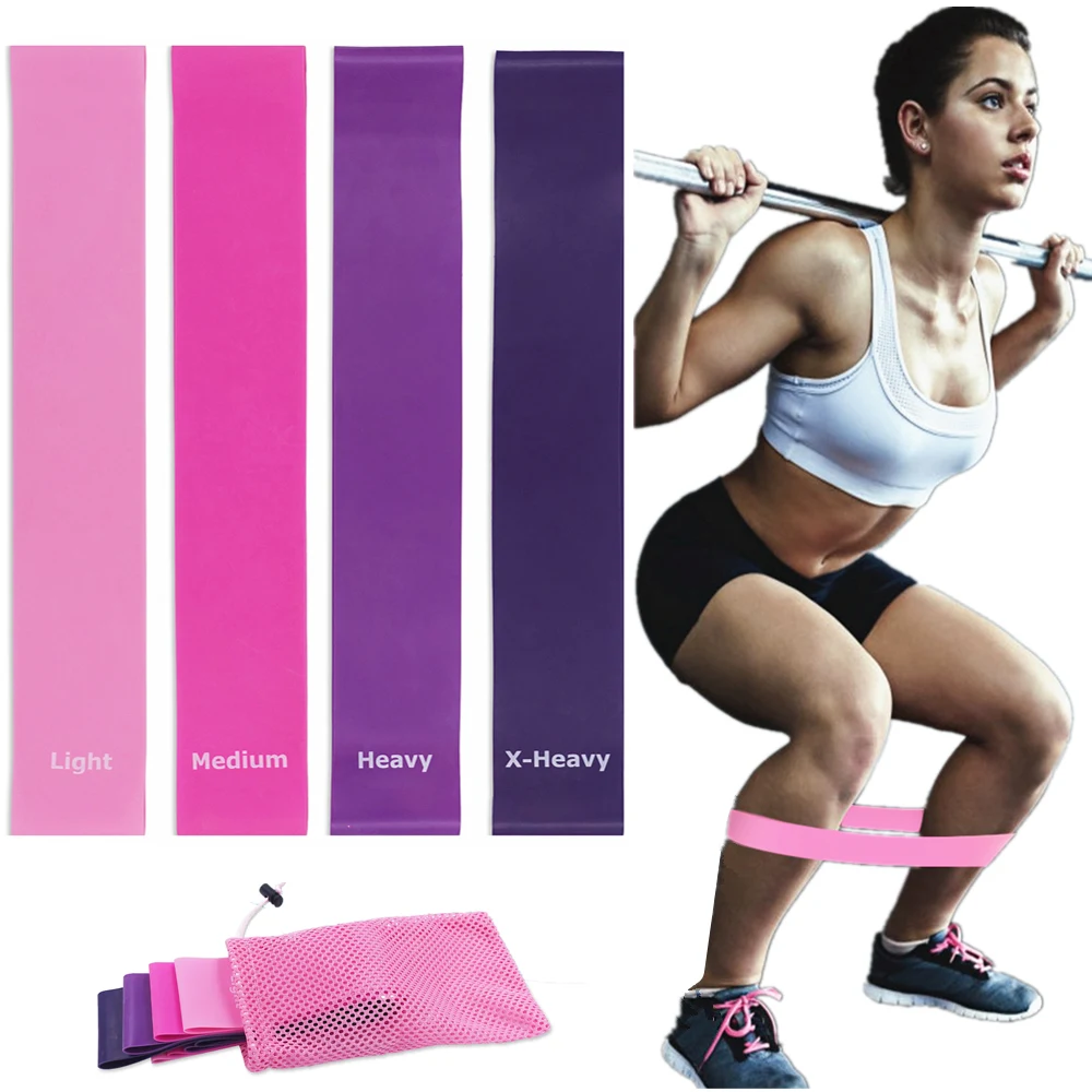 фитнес резинки для фитнеса Эластичные с сумкой спортзала кроссфита йоги