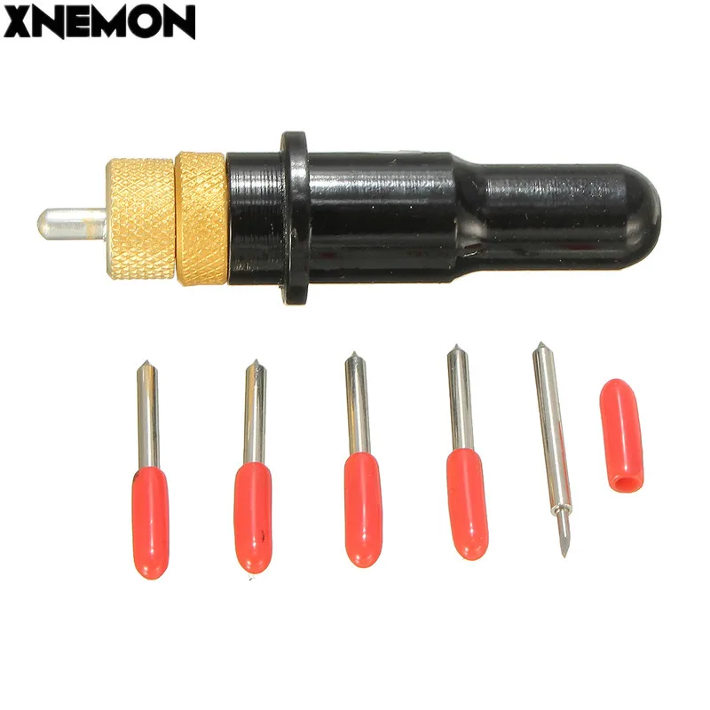 XNEMON 1 шт. Roland режущий плоттер держатель лезвия + 5 45 градусов виниловый резак для