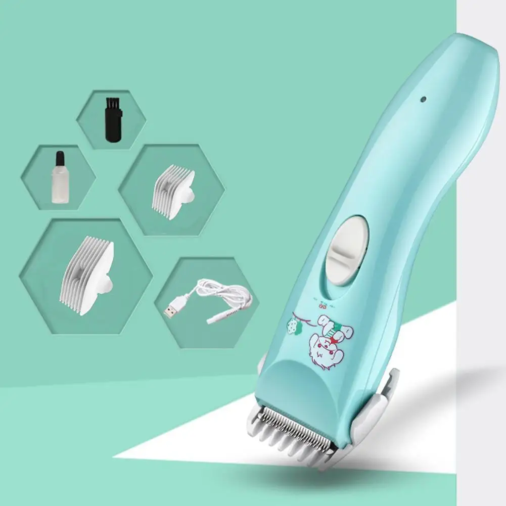 

Quiet Baby Hair Clippers Silent Kids Hair Trimmers Chargeable Waterproof Professional Cordless Hair Clipper For Babies Children