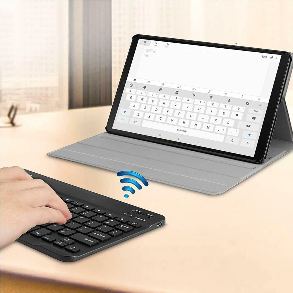 Клавиатура Samsung Galaxy Tab S6 Lite 2020 дюйма флип-чехол из искусственной кожи с подсветкой