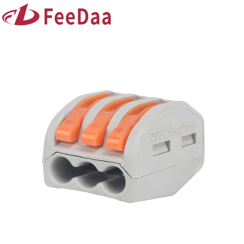 100 шт. шарнирная гайка рычаг компактный Сращивание клеммный блок провода разъем