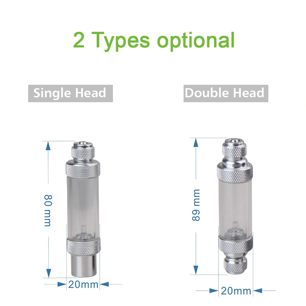 CO2 счетчик пузырьков Углекислого Газа с одной двойной головкой распылитель для
