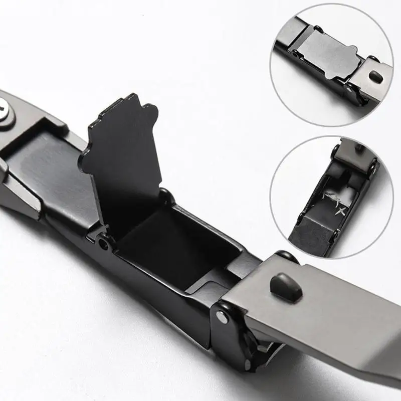 

Multifunctional Black Steel Nail Clippers Cutter Toenail Anti-Splash Trimmer Fingernails Nail A9P4
