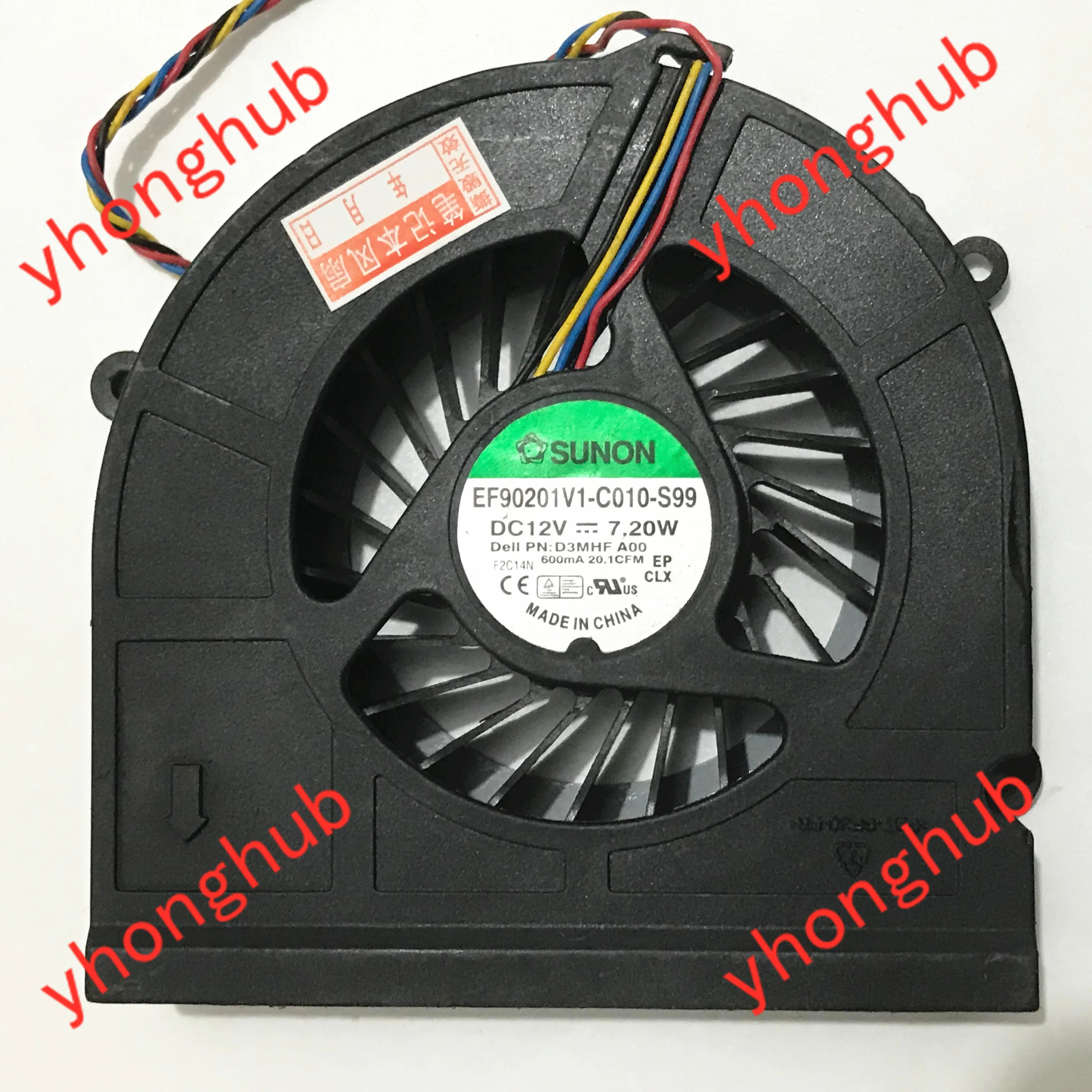 SUNON EF90201V1 C010 S99 D3MHF DC 12V 7 20 W Inspiron one 2020 вентилятор охлаждения ноутбука|square fan|server fanfan