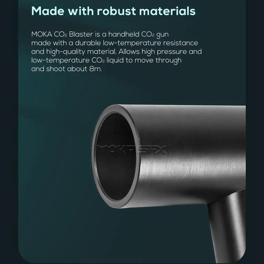 Заводская обновленная Мини DJ СО2 пистолет пистола без шума шлака для льда