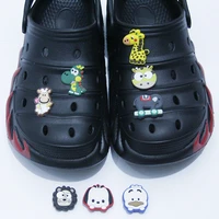 new 1pcs cartoon cow pvc shoes accessories decoration sandals croc jibz for shoe charms