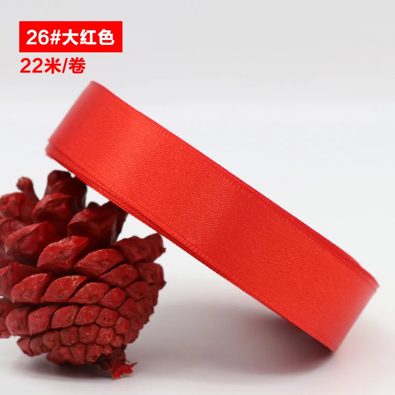 25 ярдов/рулон шелковые атласные ленты 20 мм | Аксессуары для одежды