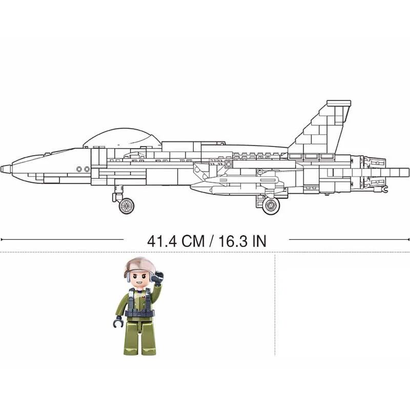 

SLUBAN WW2 Military Plane Army Soldiers Fighter Airplane Model Building Blocks Bricks Kit DIY Creator Toys For Children Gifts