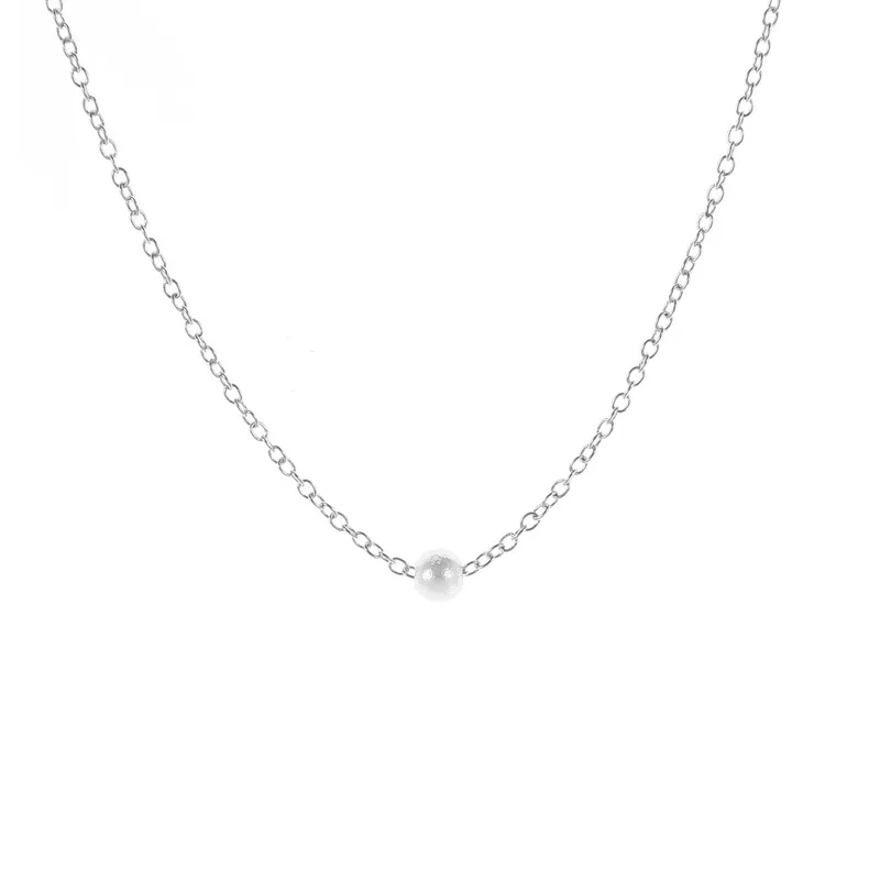 Женское Ожерелье из искусственного жемчуга короткое дамское ожерелье